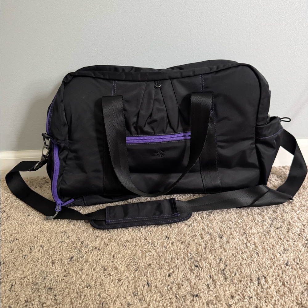 Athleta Black Gym Bag